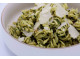 Cornet of pasta with green pesto